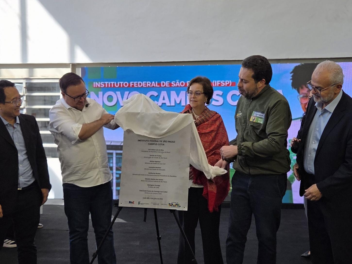 Instituto Federal é inaugurado em Cotia e amplia acesso ao ensino público, gratuito e de qualidade